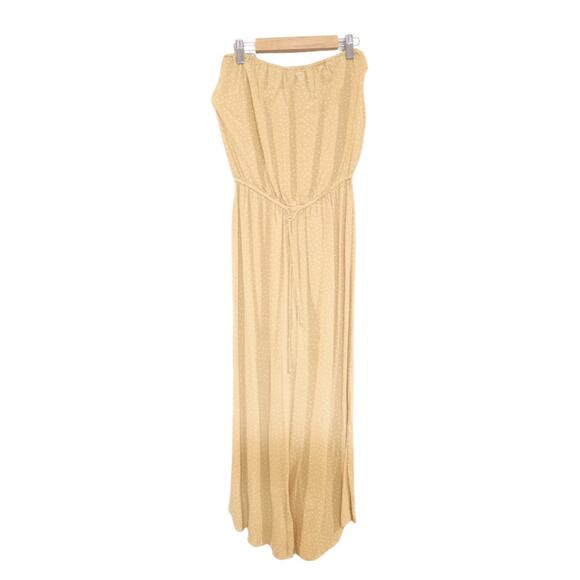 Blue Life Yellow strapless jumpsuit - Picture 1 of 3